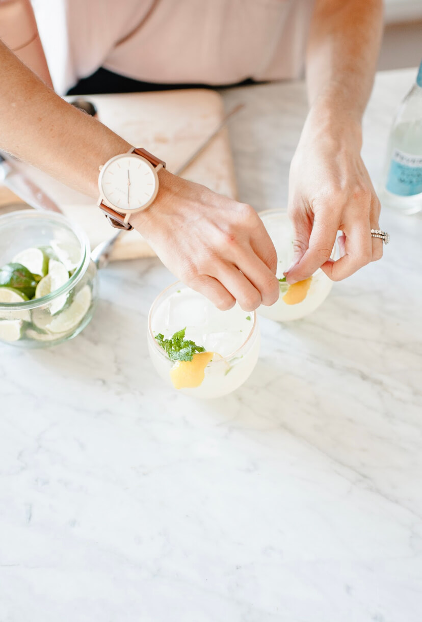 Lemon Mint Gin & Tonic