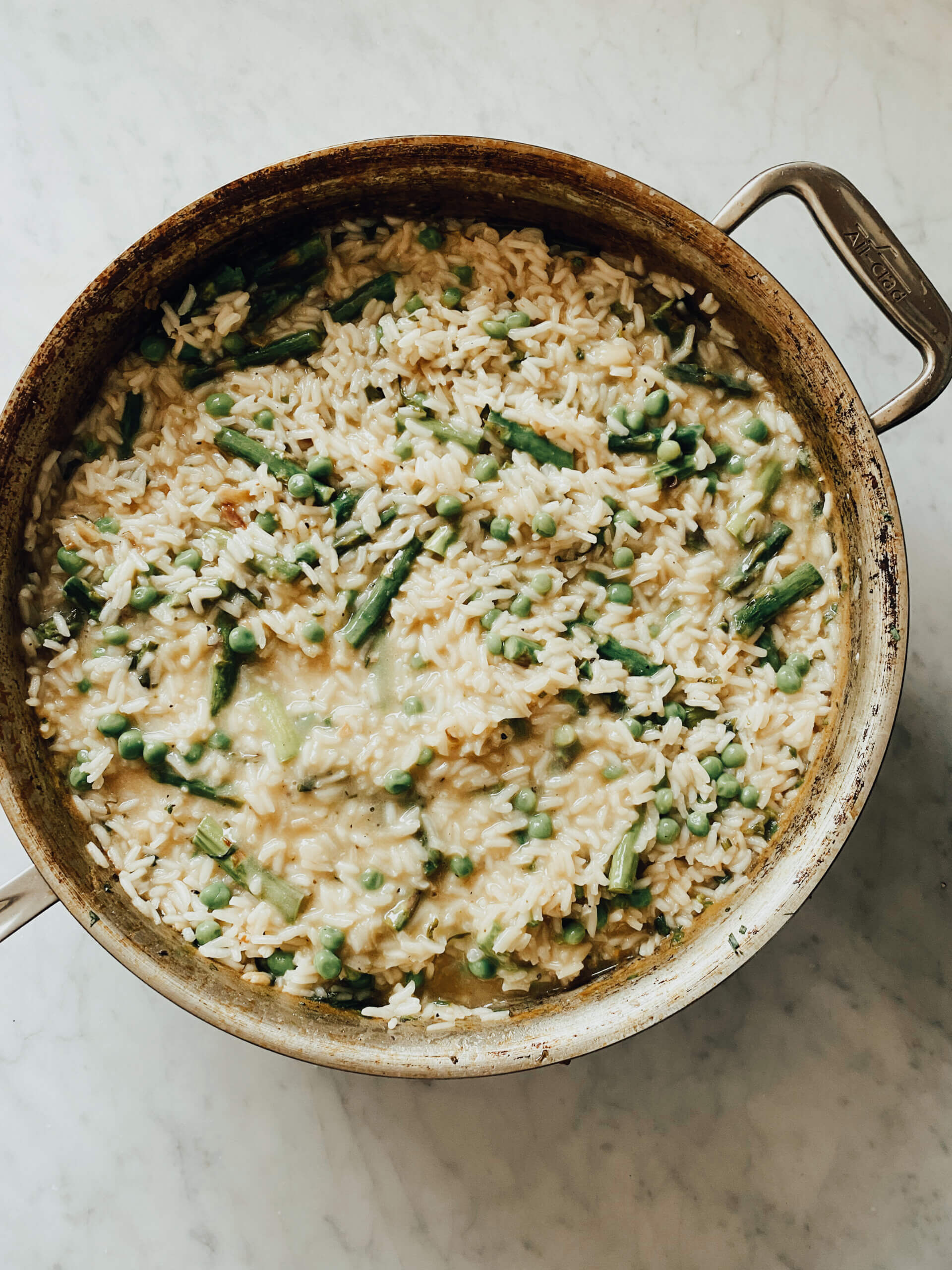 Asparagus & Pea Risotto