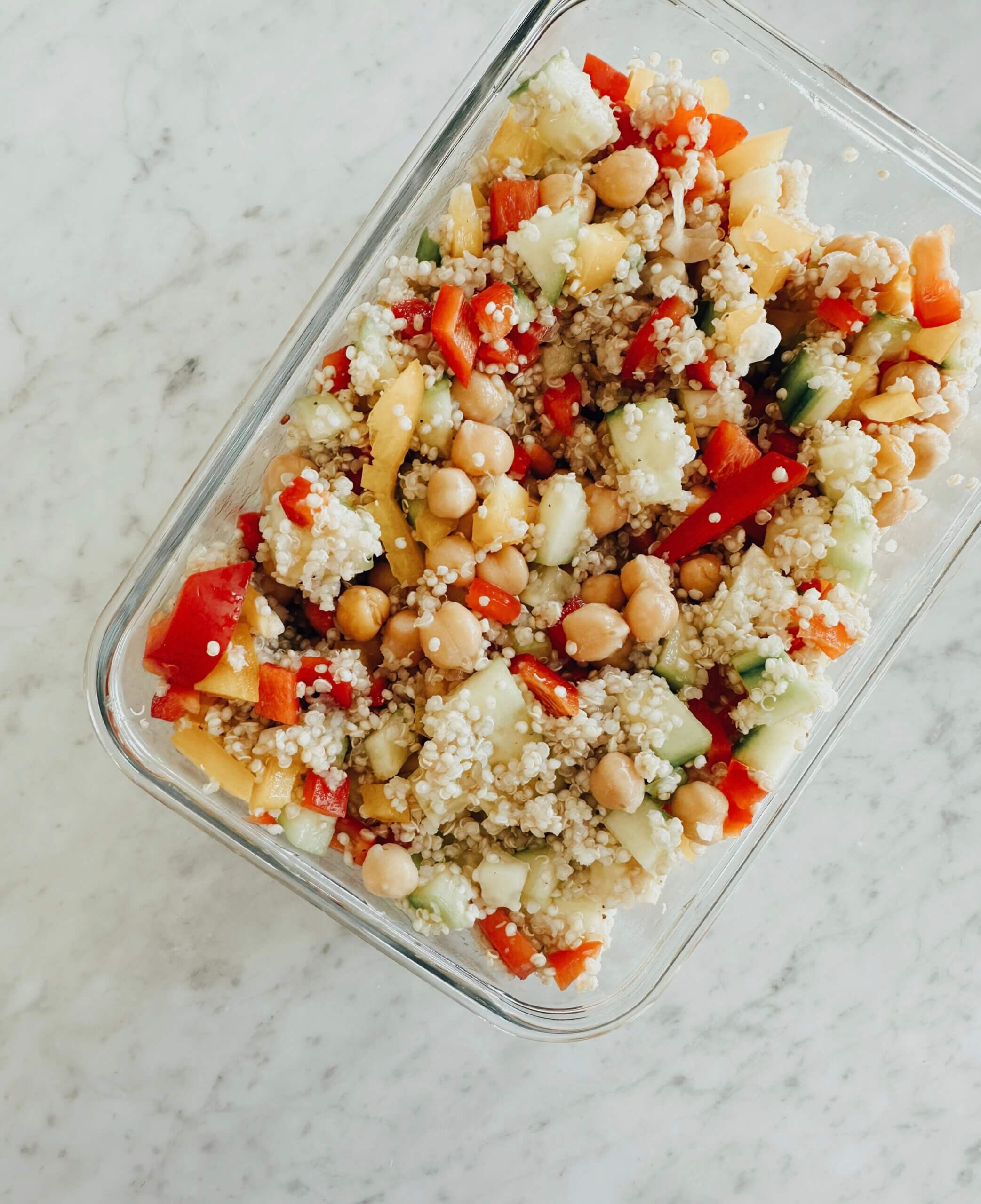 Sundried Tomato Arugula Quinoa Salad